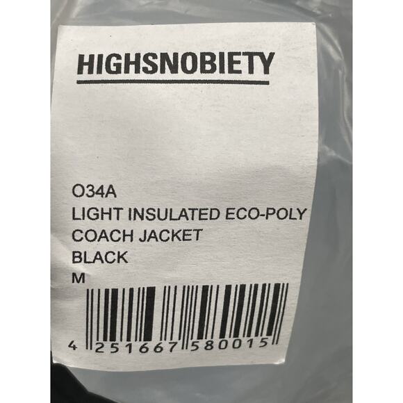 Highsnobiety HS05Light Insulated Eco-Poly Jacket Black Medium - Picture 3 of 7